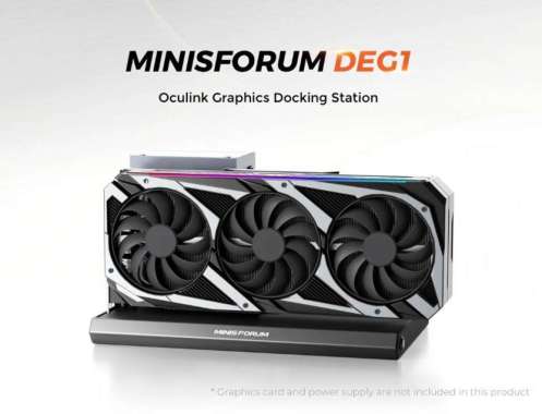 Minisforum Deg1 DEG 1 Barebones eGPU Dock with Oculink Port