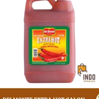 Del monte Saus Extra Hot Chilli Galon 5500g / Delmonte Extra Hot / Delmonte Pedas Galon 5,5kg / Saos
