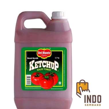 Del Monte Saos Tomat Jerigen 5.7 Kg / Delmonte Tomat Galon / Saus Delmonte Jerigen