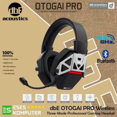 Headset dbE Acoustics OTOGAI PRO Wireless Tri-Mode Professional Gaming Headset