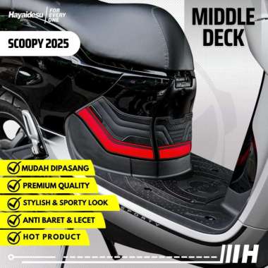 Hayaidesu Scoopy 2025 Body Protector MIDDLE DECK Cover BIRU