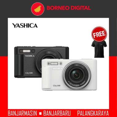 Yashica City 100 Compact Digital Camera Pocket Kamera white