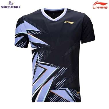 Special Price Kaos / Jersey Badminton Lining Player ATSU803 Black 2XL