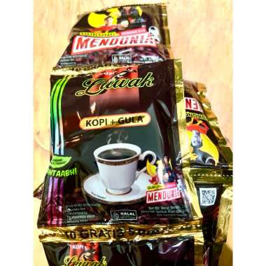 Luwak Hitam Kopi + Gula (1 Renteng) 15 Pcs - Kopi Luwak Hitam