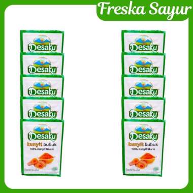 Desaku Kunyit Bubuk 1 Renceng (Isi 12 Pcs)