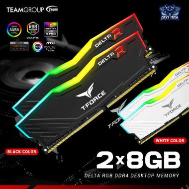 TEAM TF3D416G3200HC16CDC01 Delta RGB 16GB (2x8GB) DDR4 3200 white