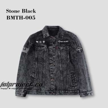 jaket jeans pria dan jaket denim branded (KODE Z2569) BMTH-005 M