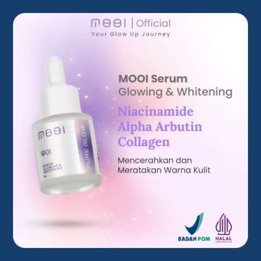 Mooi Pure Glow Serum 20 ml - Serum Pencerah Wajah Korea (100% ORIGINAL BPOM)