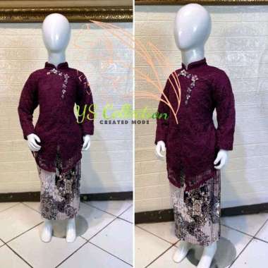 Kebaya Janggan setelan kebaya anak kutu baru anak kebaya wisuda dress pesta anak rok batik anak baju
