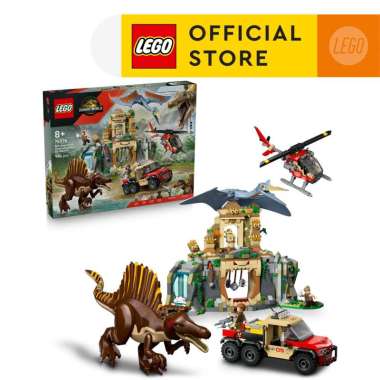 LEGO Jurassic World 76976 Spinosaurus & Quetzalcoatlus Air Mission (984 Pieces), Building Block, Toy