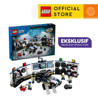 LEGO City 60457 Custom Police Car Garage (489 Pieces), Mainan, Building Block, Toys