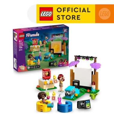 LEGO Friends 42642 Friendship Movie Night (154 Pieces), Mainan Anak Perempuan, Building Block, Toys