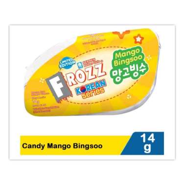 Frozz Mango Bingsoo 14 gr Permen Bebas Gula Free Sugar