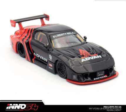 INNO64 LBWK Mazda RX7 (FD3S) LB-Super Silhouette - ADVAN LIVERY