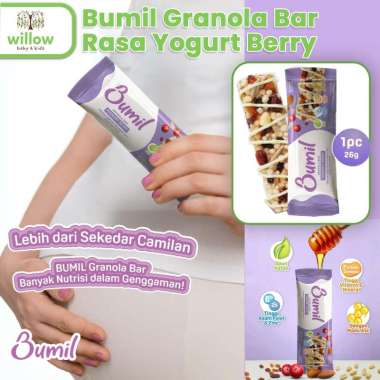 Camilan Ibu Hamil - Bumil Granola Bar Rasa Yogurt Berry