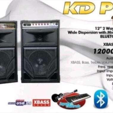 Speaker Aktif Roadmaster KD PRO 12 USB BT | KD PRO12USB bluetooth 12BT