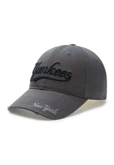 Varsity Vintage Structured Ball Cap Yankees Charcoal Grey