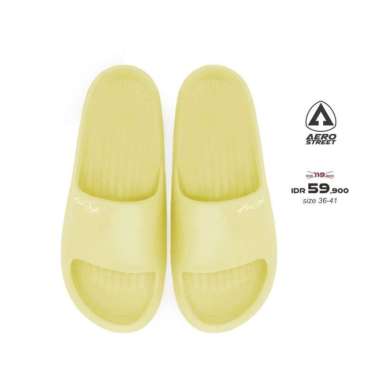 [Kamis Ganteng] Aerostreet 36-41 Ceilo Matcha - Sandal Selop Pria Wanita AACAA 41