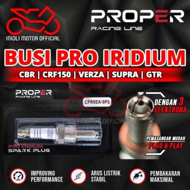 BUSI IRIDIUM PROPER RACING LINE CBR 150R CB 150R CB 150X CB VERZA SUPRA GTR 150 R FACELIFT STREET FI