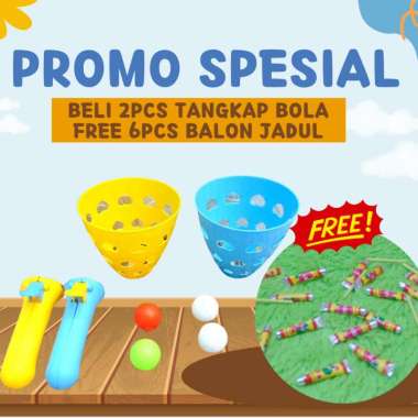 [BELI 2 GRATIS 6PCS BALON JADUL] YG6 SERU! Mainan Anak Edukasi Tembakan Lempar Tangkap Bola THROW CA