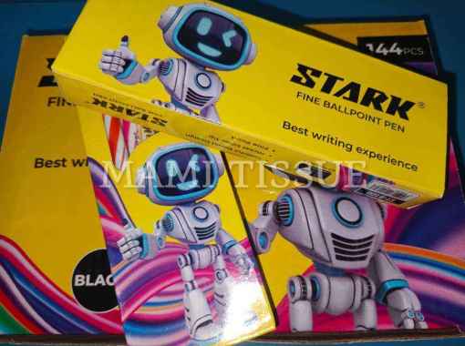 Pulpen Stark 1 box isi 12 pcs/Pulpen Hitam