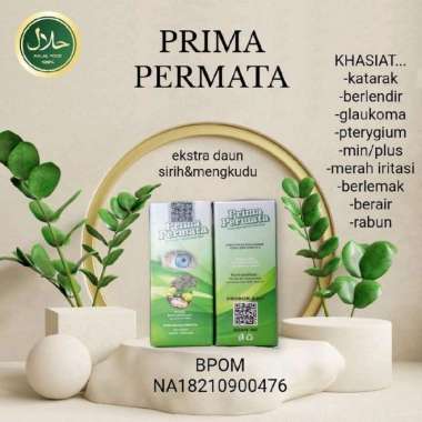 BELI 1 GRATIS 1 prima permata tetes mata/untuk mata katarak-buram-min/plus, ekstra daun sirih dan me