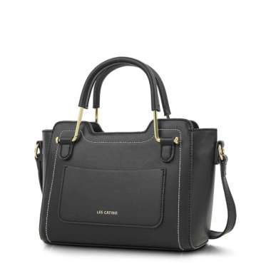 Tas Wanita Les Catino Fesy Satchel -Black