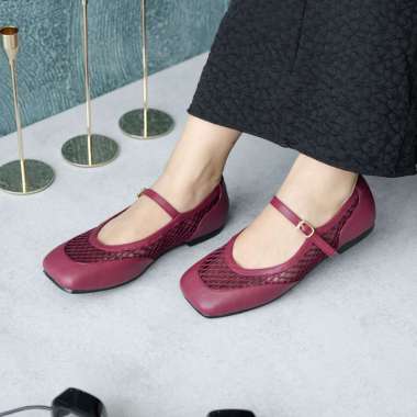 Dianable - Esther Maroon Flatshoes Sepatu Wanita 36 Maroon