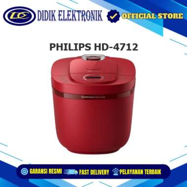 PHILIPS HD-4712 Rice Cooker Digital 1.8L Fresh Defense Technology Pemanas Nasi Putih HD 4712 HD4712 