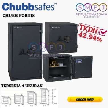 Chubb Fortis EL Spartan Pivot Brankas Anti Api Tahan Api Kunci Digital SIZE 70