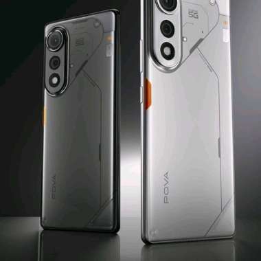 Tecno Pova 7 Curved 5G 8/256GB Garansi Resmi FREE GIFT EXCLUSIVE TECNO GIFT BOX NEON CYAN