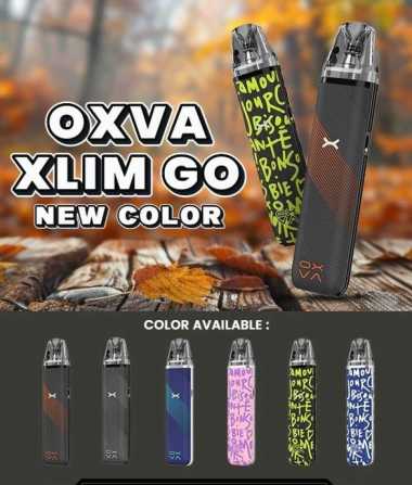 [BUNDLING] - Oxva XLIM GO GRAFITI EDITION + Ox Passion 15ml Graffiti Striped Black Blue Pink Orange 