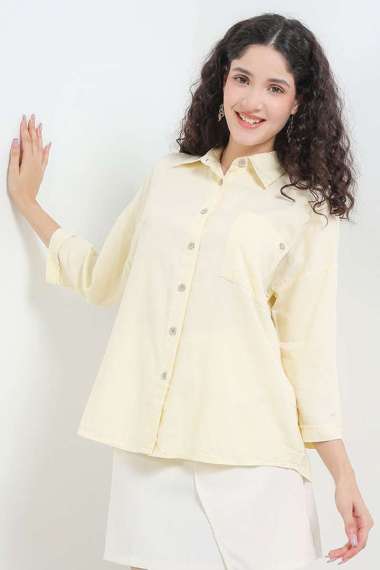 Cardinal Kemeja Oversize Wanita G1360J07A XL Yellow