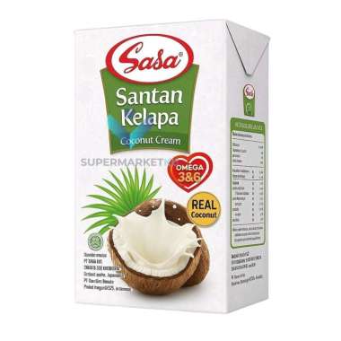 Sasa Santan Kelapa Cair Instan Siap Pakai | Coconut Cream 1 Liter / 1000ml