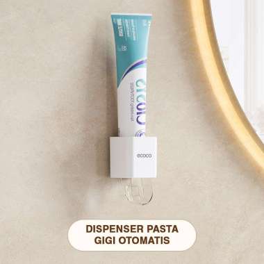 ECOCO Magnetic Cup Toothbrush Holder - Rak Sikat Gigi & Gelas Magnetik Tempat Sikat Gigi Tempel deng