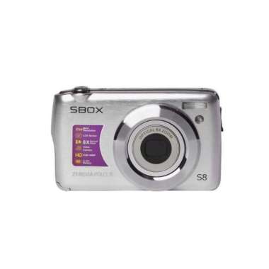 SBOX Spark S8 Kamera Digicam Pocket Camera Garansi Resmi silver
