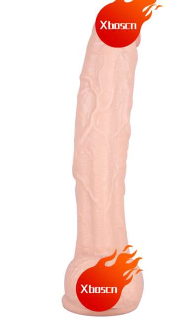 Dildo Super Jumbo Coklat Tempel Manual Premium Sex Wanita