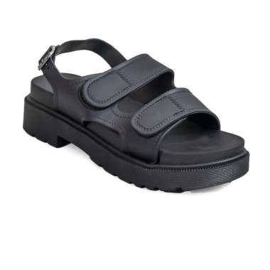 Dr. Kevin Sepatu Sandal Hak Rata Flat Wanita Tali Belakang 561-107 Hitam 37