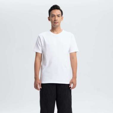 KOZE Cottonaire Midweight Premium Comfort 24S White - Kaos Polos 24S S
