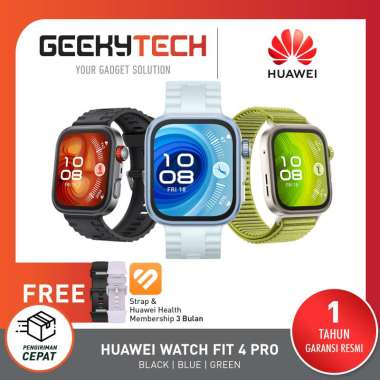 Huawei Watch Fit 4 Pro Sapphire Glass & Titanium Pro-Level Outdoor Sports ECG - Garansi RESMI HUAWEI