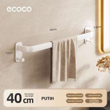 ECOCO Alumunium Towel Hanger - Gantungan Handuk Aluminium Rak Gantung Handuk Dinding Gantungan Handu