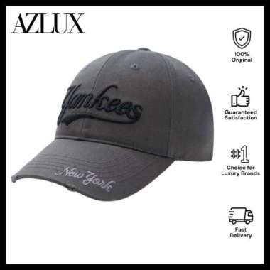 Varsity Vintage Structured Ball Cap Yankees Charcoal Grey