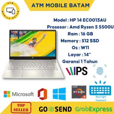 laptop hp 14 ec0013au ryzen5 5500u Gold