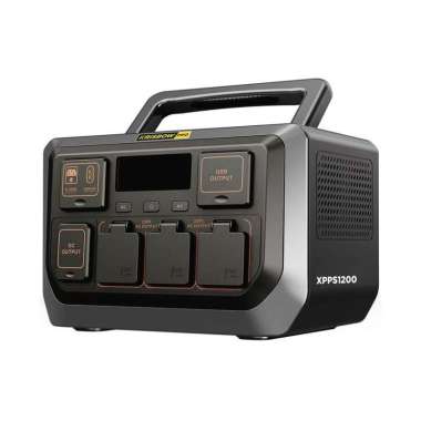 Krisbow Power Station Baterai Portable 1200 Watt Xpps1200 - Hitam
