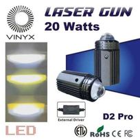 Lampu Sorot Laser Gun LED VINYX D2 Pro 20W Motor Mobil Lasergun 20Watt Car