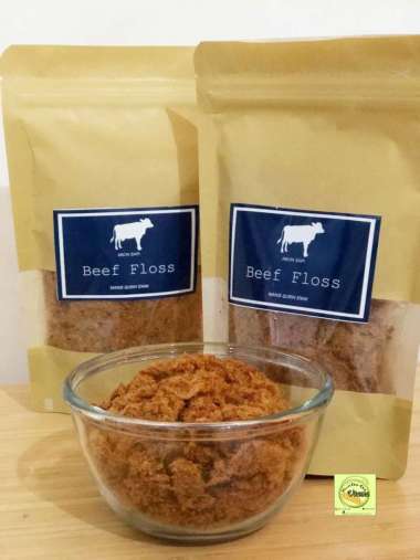 abon premium 100gr - abon curah ayam sapi - abon enak super sapi 100gr