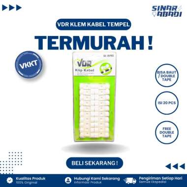 VDR Klem Kabel Tempel Double Tape / Baut