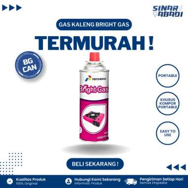 Bright Gas Kaleng Kompor Portable