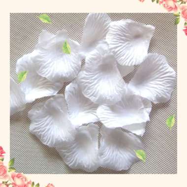Rose Petal / Mawar Tabur / Kelopak Bunga Mawar Palsu Putih