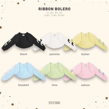 BOHOPANNA - RIBBON BOLERO - ATASAN ANAK 2Y SAKURA